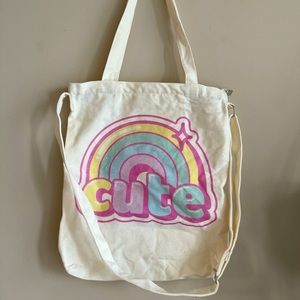 Y2K CUTE Canvas Crossbody Bag
